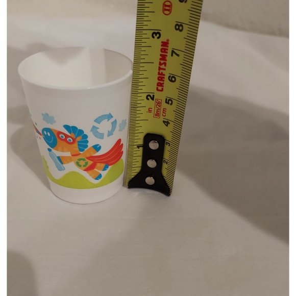 Vintage Tupperware Kids Set of 4 Cups & Matching Cake Taker With Handle Lot - Picture 10 of 10